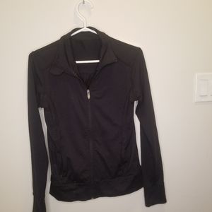 black athletic jacket